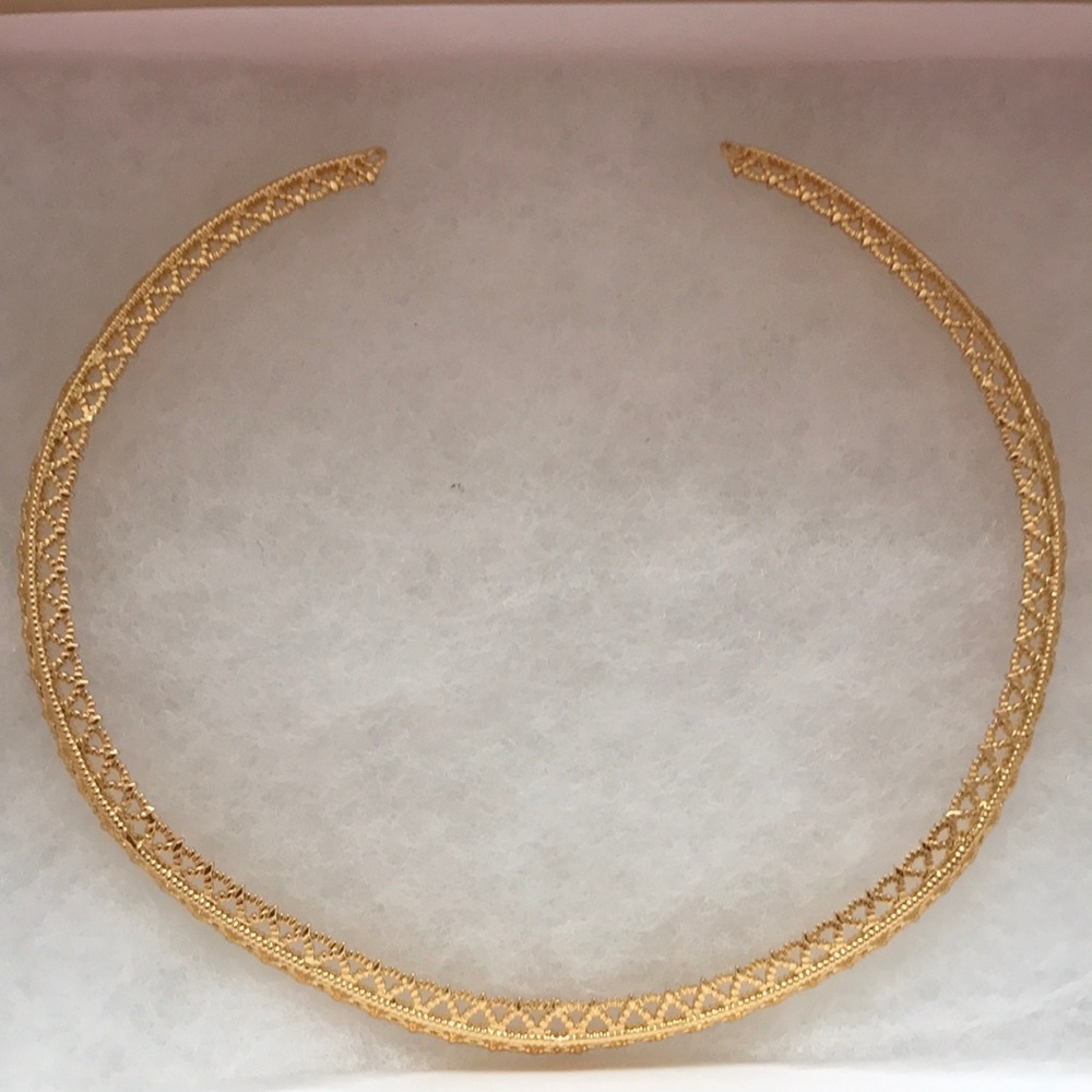 Ettika Gold Round Choker Necklace